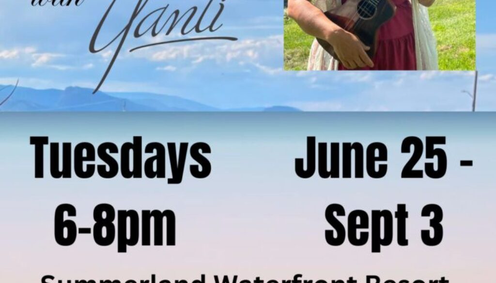 Singing and Strumming at Summerland Waterfront Resort